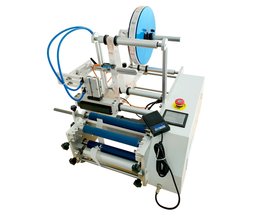 manual bottle labeling machine